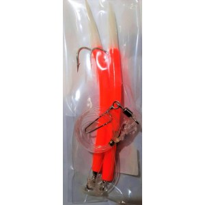 Монтаж с 2-мя Перчиками со светящимися кончиками 12/0