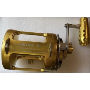 Двухскоростная Катушка на тунца для морского троллинга SFT FAR EAST 50
